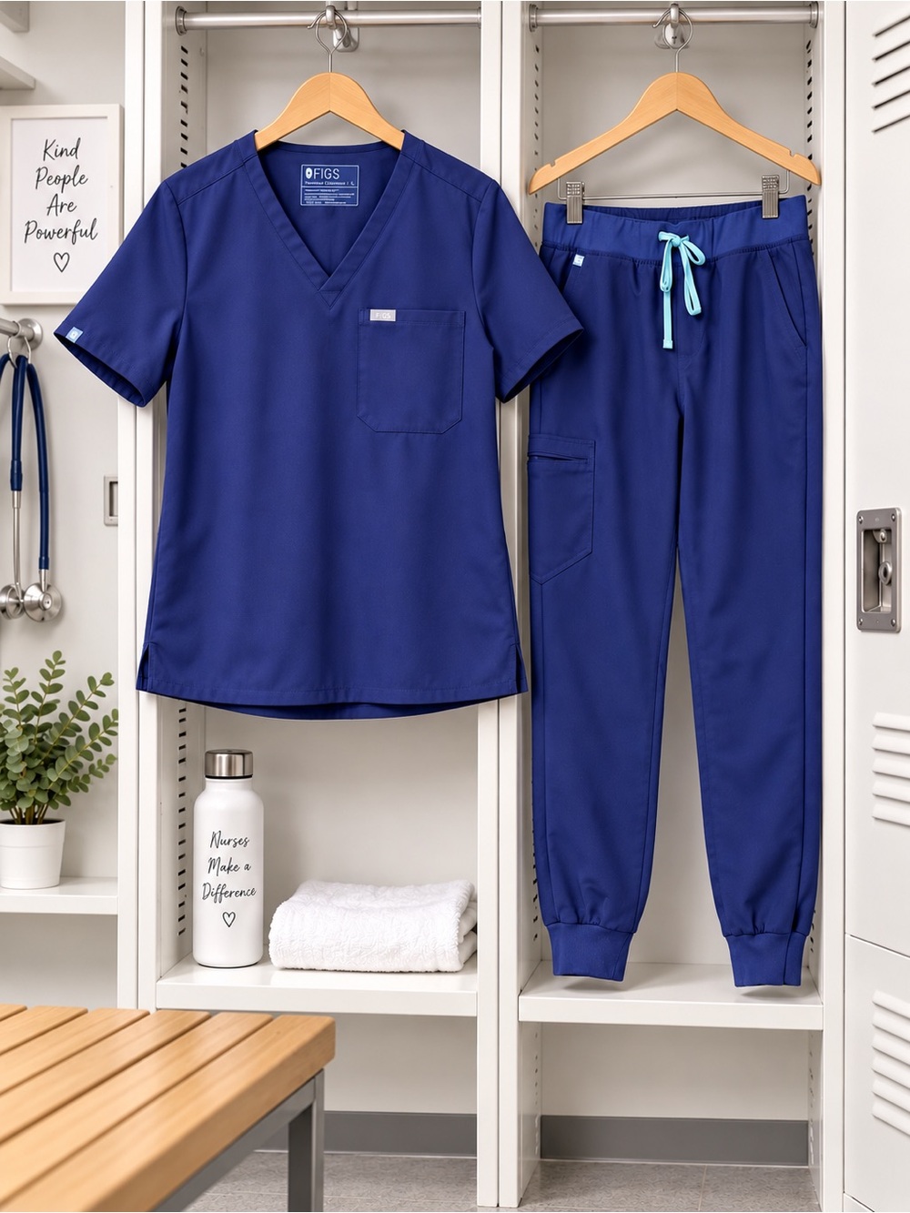 FIGS Purple Shadow Matching Scrub Set Large Retired Color Catarina/ Zamora